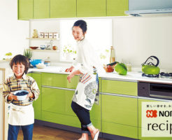 レシピアで料理する親子